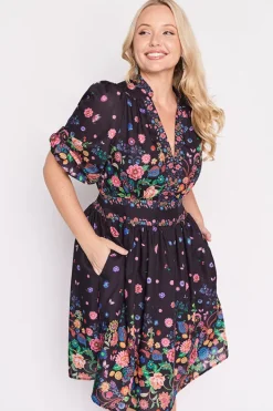 Lorraine Loose Dresses | Casual Dresses*Abbie Black Magic Garden Dress