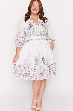Lorraine Loose Dresses | Casual Dresses*Abbie White Dancing Clover Dress