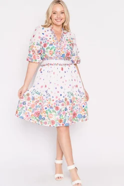 Lorraine Loose Dresses | Casual Dresses*Abbie White Magic Garden Dress