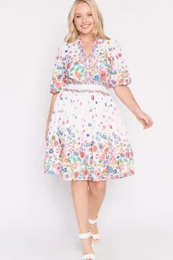Lorraine Loose Dresses | Casual Dresses*Abbie White Magic Garden Dress