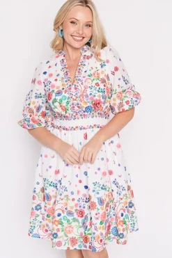 Lorraine Loose Dresses | Casual Dresses*Abbie White Magic Garden Dress