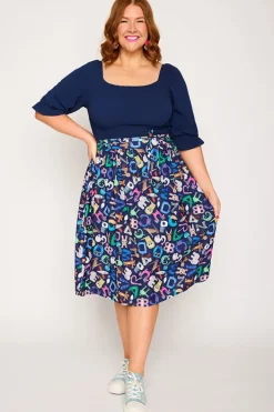 Lorraine Designs Skirts*Ada Alpha Animals Skirt