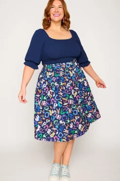 Lorraine Designs Skirts*Ada Alpha Animals Skirt