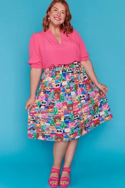 Lorraine Designs Skirts*Ada Jolly N Bright Christmas Skirt