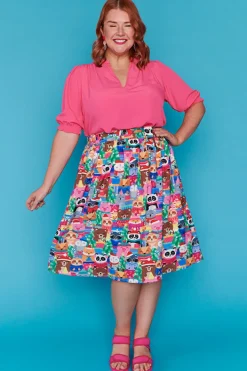 Lorraine Designs Skirts*Ada Jolly N Bright Christmas Skirt