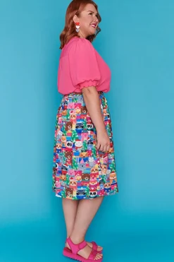 Lorraine Designs Skirts*Ada Jolly N Bright Christmas Skirt