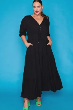 Ebby & I Casual Dresses | Fit & Flare Dresses*Adeline Black Maxi Dress
