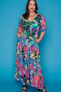 Ebby & I Casual Dresses | Fit & Flare Dresses*Adeline Electric Leopard Dress