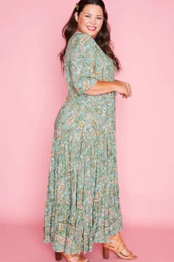 Ebby & I Casual Dresses | Maxi Dresses*Adeline Green Paisley Maxi Dress