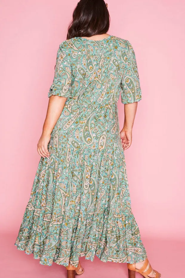 Ebby & I Casual Dresses | Maxi Dresses*Adeline Green Paisley Maxi Dress