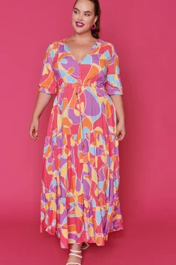 Ebby & I Fit & Flare Dresses | Casual Dresses*Adeline Lovely Lines Gelato Maxi Dress