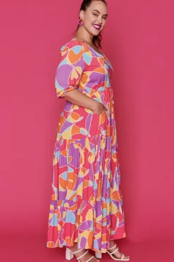 Ebby & I Fit & Flare Dresses | Casual Dresses*Adeline Lovely Lines Gelato Maxi Dress