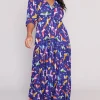 Lorraine Fit & Flare Dresses | Maxi Dresses*Adeline Rainbow Crackle Dress