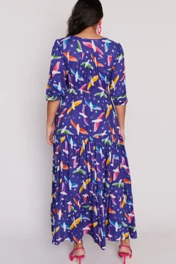 Lorraine Fit & Flare Dresses | Maxi Dresses*Adeline Rainbow Crackle Dress