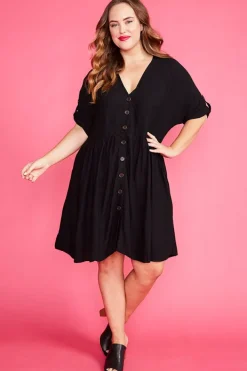 Ebby & I Casual Dresses | Shirt Dresses*Adina Black Dress