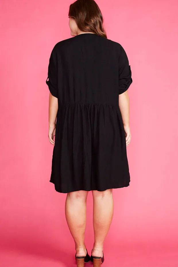Ebby & I Casual Dresses | Shirt Dresses*Adina Black Dress