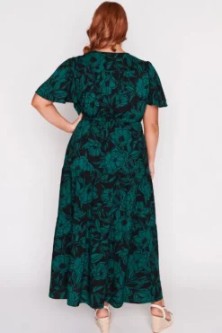 Lorraine Casual Dresses | Fit & Flare Dresses*Alexia Midnight Green Dress