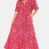 YD International Casual Dresses | Fit & Flare Dresses*Alexia Pink Scarlet Dress