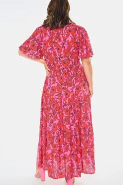 YD International Casual Dresses | Fit & Flare Dresses*Alexia Pink Scarlet Dress