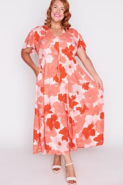 Lorraine Casual Dresses | Fit & Flare Dresses*Alexia Popping Orange Dress