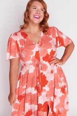 Lorraine Casual Dresses | Fit & Flare Dresses*Alexia Popping Orange Dress