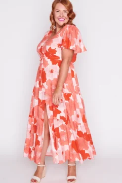 Lorraine Casual Dresses | Fit & Flare Dresses*Alexia Popping Orange Dress