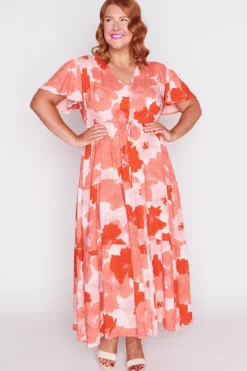 Lorraine Casual Dresses | Fit & Flare Dresses*Alexia Popping Orange Dress