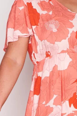 Lorraine Casual Dresses | Fit & Flare Dresses*Alexia Popping Orange Dress
