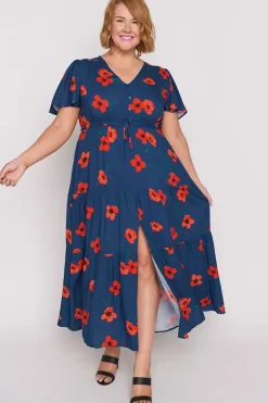 Lorraine Casual Dresses | Fit & Flare Dresses*Alexia Red Poppy Fields Maxi Dress