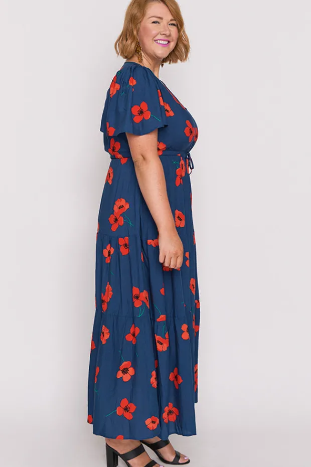 Lorraine Casual Dresses | Fit & Flare Dresses*Alexia Red Poppy Fields Maxi Dress