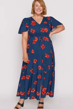 Lorraine Casual Dresses | Fit & Flare Dresses*Alexia Red Poppy Fields Maxi Dress