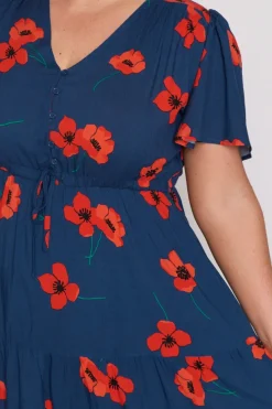Lorraine Casual Dresses | Fit & Flare Dresses*Alexia Red Poppy Fields Maxi Dress