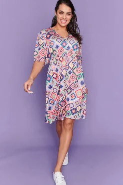 Lorraine Designs Casual Dresses | Knee Length Dresses*Alice Crafty Threads Dress