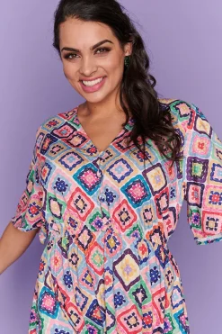 Lorraine Designs Casual Dresses | Knee Length Dresses*Alice Crafty Threads Dress