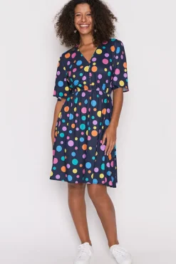 Lorraine Designs Casual Dresses | Knee Length Dresses*Alice Multi Spot Dress