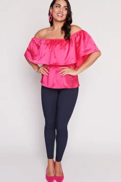 Lorraine Designs Tops*Alivia Strawberry Pink Top