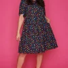 Lorraine Designs Casual Dresses | Shift Dresses*Allsorts Black Confetti Dress