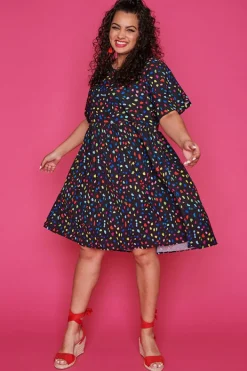 Lorraine Designs Casual Dresses | Shift Dresses*Allsorts Black Confetti Dress
