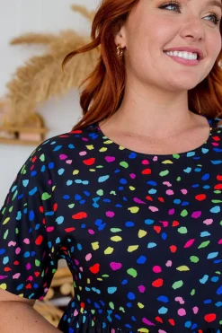 Lorraine Designs Casual Dresses | Shift Dresses*Allsorts Black Confetti Dress