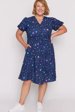 Lorraine Designs Casual Dresses | Fit & Flare Dresses*Amelia Nebula Dress