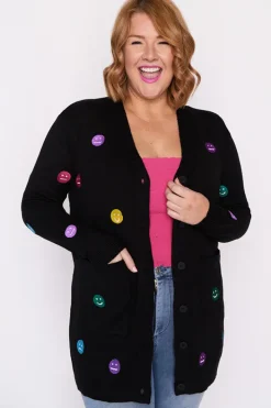 Lorraine Designs Knits & Cardigans*Angela Black All the Feels Cardi