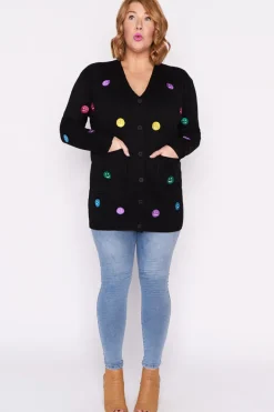 Lorraine Designs Knits & Cardigans*Angela Black All the Feels Cardi