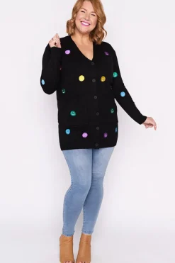 Lorraine Designs Knits & Cardigans*Angela Black All the Feels Cardi