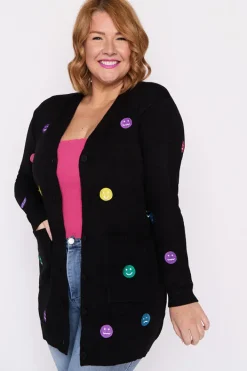 Lorraine Designs Knits & Cardigans*Angela Black All the Feels Cardi