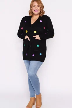 Lorraine Designs Knits & Cardigans*Angela Black All the Feels Cardi