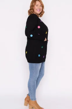 Lorraine Designs Knits & Cardigans*Angela Black All the Feels Cardi