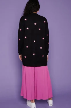 Lorraine Designs Knits & Cardigans*Angela Black Star Cardi