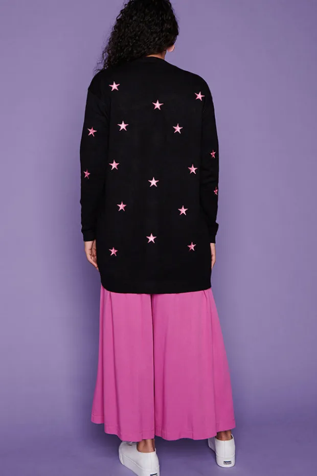 Lorraine Designs Knits & Cardigans*Angela Black Star Cardi