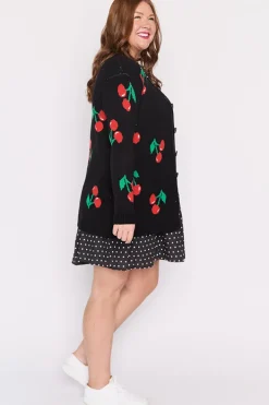 Lorraine Designs Knits & Cardigans*Annalise Black Cherry Cardi