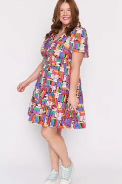 Lorraine Designs Casual Dresses*Arianna Book Bliss Dress